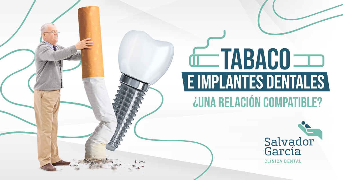 los implantes dentales y el tabaco