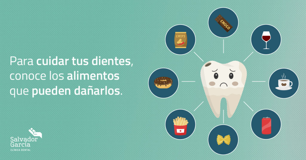 Para cuidar tus dientes, conoce los alimentos que pueden dañarlos